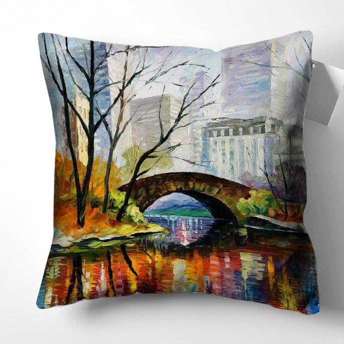 Художественная роспись наволочка наволочка наволочка домашний декор подушки диван декор гостиной
