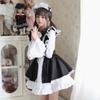 S-5XL Cute Japanese Style Lolita Maid Black and White Girl Dress Lolita Women's Suit