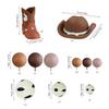 Cowboy Cake Decorations Cowboy Themed Party Decorations Cowboy Hat Boots Disco Ball Cake Topper for Western Birthday Party