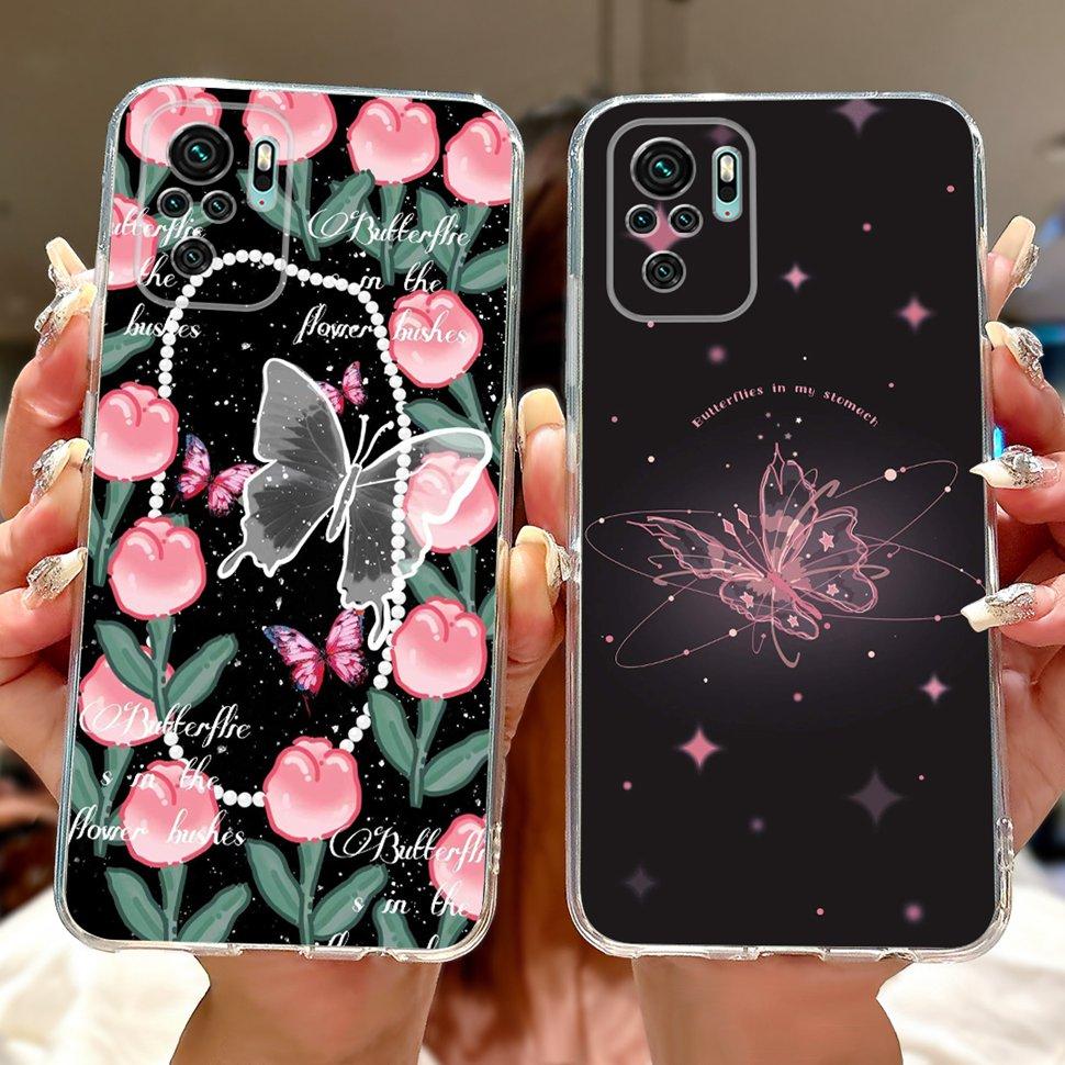 Nice Patterned Case for Xiaomi Redmi Note 10S Cover Silicone Soft TPU Protector Shell for Redmi Note 10 10S Cases Fundas Coque