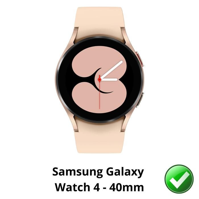 Защитная пленка для Samsung Galaxy Watch 4 - 40 мм [Набор 6 штук] Защитная пленка из пластика Сверхтонкая Phonillico