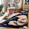 Urban Street Style Themed Anti-Slip Rugs - Polyester Home Decor, Suitable for Bedrooms, Living Rooms, Doorways, Studios, and Decorations