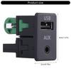 Замена USB-портов AUX и разъема с кабелем, USB-переключатели AUX с кабелем для RCD510 RCD310, Автоаксессуары
