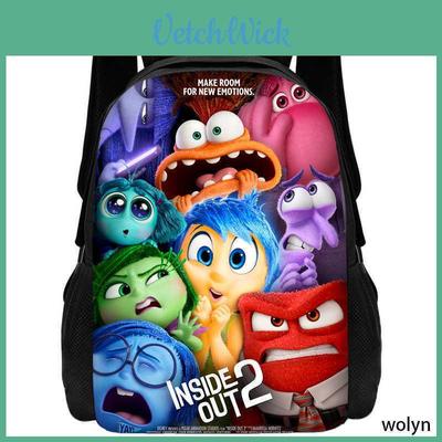Школьный и дорожный рюкзак «Головоломка 2» (Inside Out 2) с отделениями для хранения