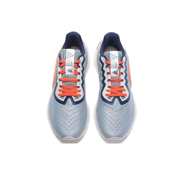 Li Ning Laning Lan амортизирующие нескользящие износостойкие низкие кроссовки для бега мужские кроссовки цвета морской волны и зеленого ARHQ079-3