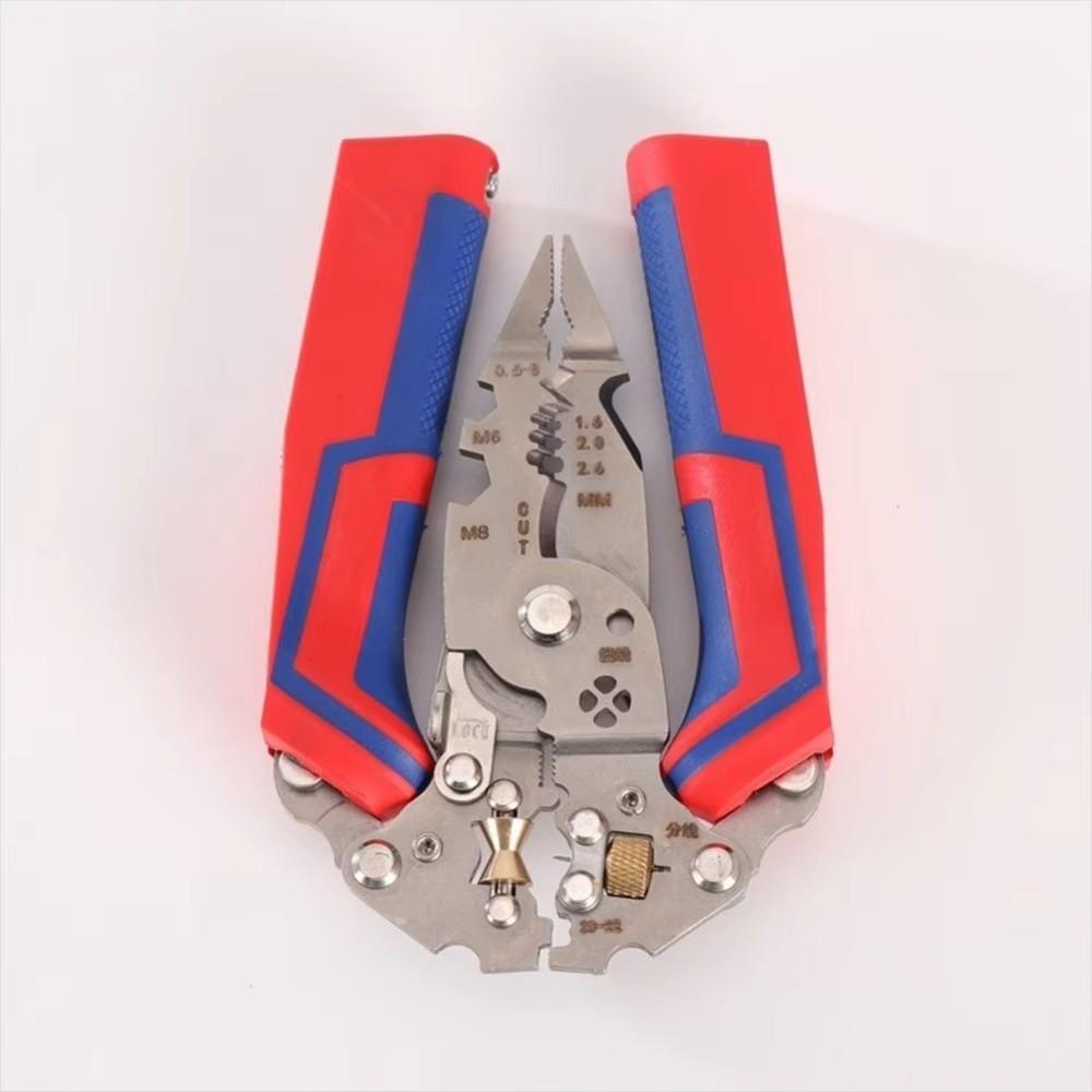 Stripping Crimping Electrical Wire Stripper Foldable Design Cable Cutter Pliers Wire Cutting Work