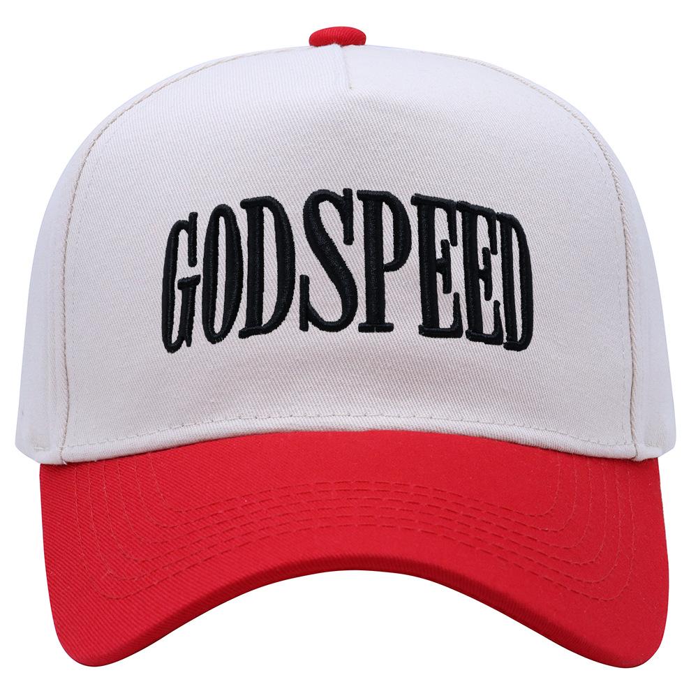 GODSPEED color matching five-piece hardtop baseball cap three-dimensional embroidery outdoor sun hat fashion truck hat tide