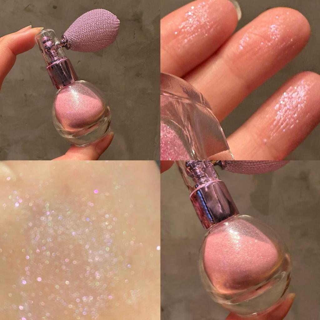 Glitter Body Highlighter: All-Over Sparkly Powder for Brightening and Versatile Makeup Beauty