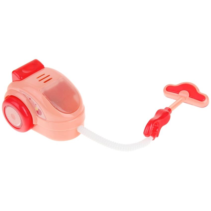 Set of household appliances for children: vacuum cleaner, washing machine, iron, sewing machine