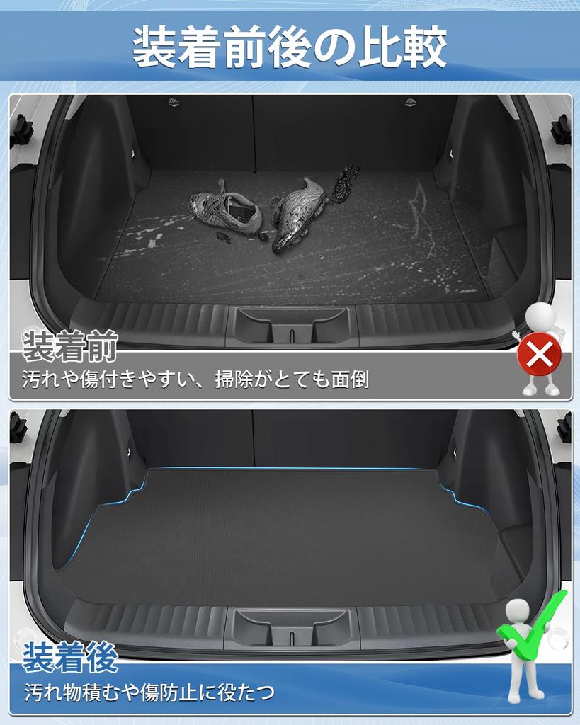 Mixsuper Waterproof Trunk Luggage Mat for New Prius 60 Series Spare 2D Compatible with PRIUS and MXWH65 2023 PVC Cargo Mat with Abrasion and Stain