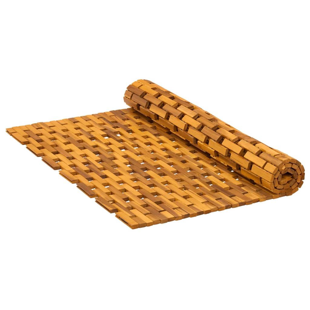 Natural Bath Mats 85 x 120 cm Solid Acacia Wood