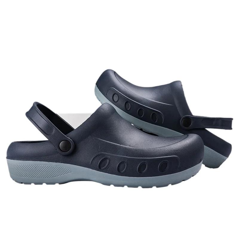 Высококачественная обувь для мужчин, закрытые мужские сандалии, новые легкие повседневные сандалии, мужские уличные сандалии на плоской подошве с платформой, мужские тапочки