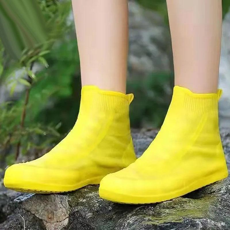 WTEMPO Waterproof Shoe Covers Multifunctional Anti Slip Thickened Wear-resistant Outdoor Rainy Essential Portable Shoe Covers Dropshipping Wholesale
