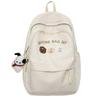 School Backpack Cartoon Bear Pendant 44*31*21 White