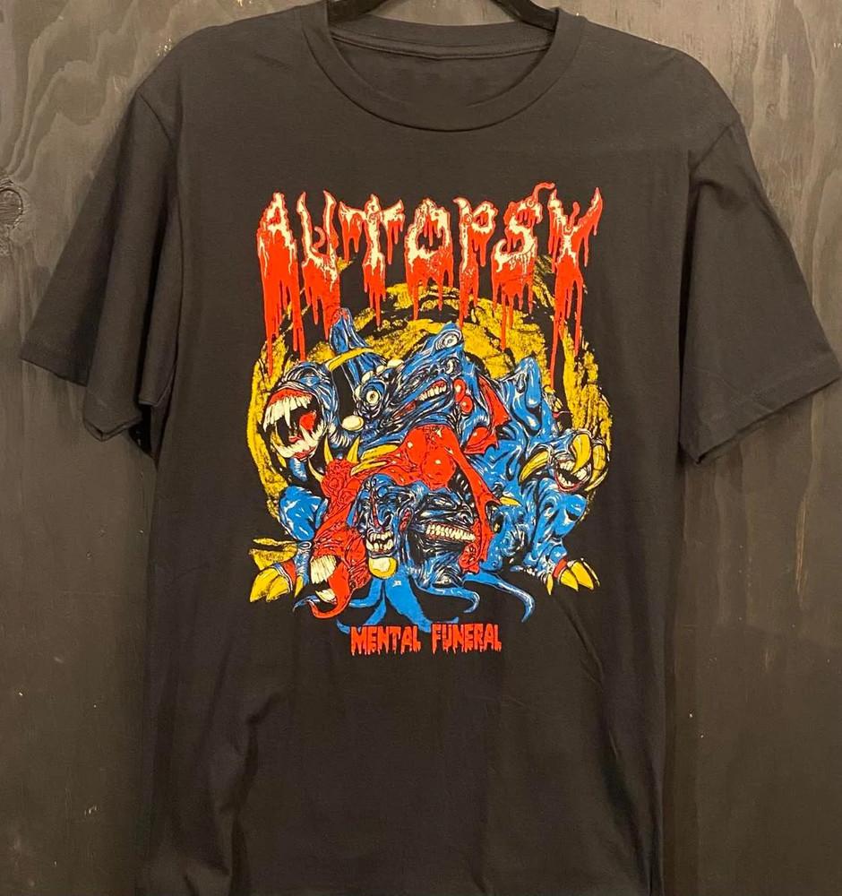 AUTOPSY Mental Funeral Unisex Black shirt Full size Unisex T-Shirt
