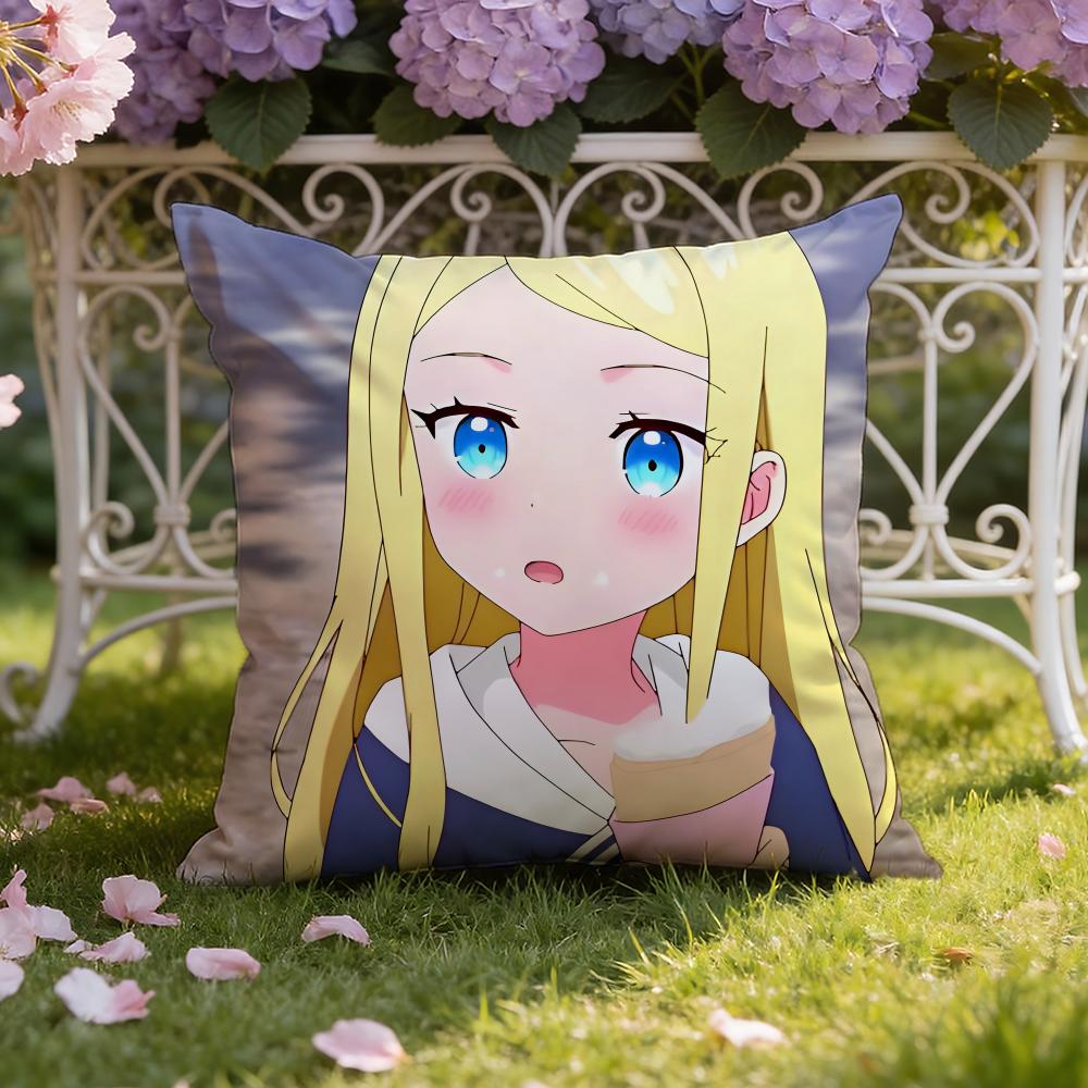 Аниме S-Сасаки и Пипс Наволочка для подушки Домашняя и автомобильная Двухцелевая наволочка: Двусторонняя конструкция для максимального комфорта