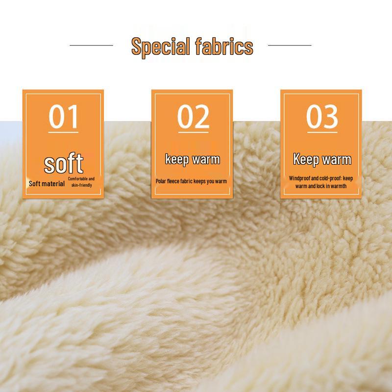 Зимняя шапка из арктического флиса для велоспорта и катания на лыжах: Ветрозащитный, Защищающий от холода капюшон и манишка