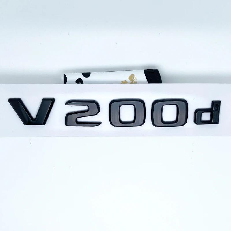 3D буквы V260L V220d V250d V300d Шильдик для Mercedes Benz V W447 Наклейка с логотипом на крыло и багажник Автомобильный значок GT1