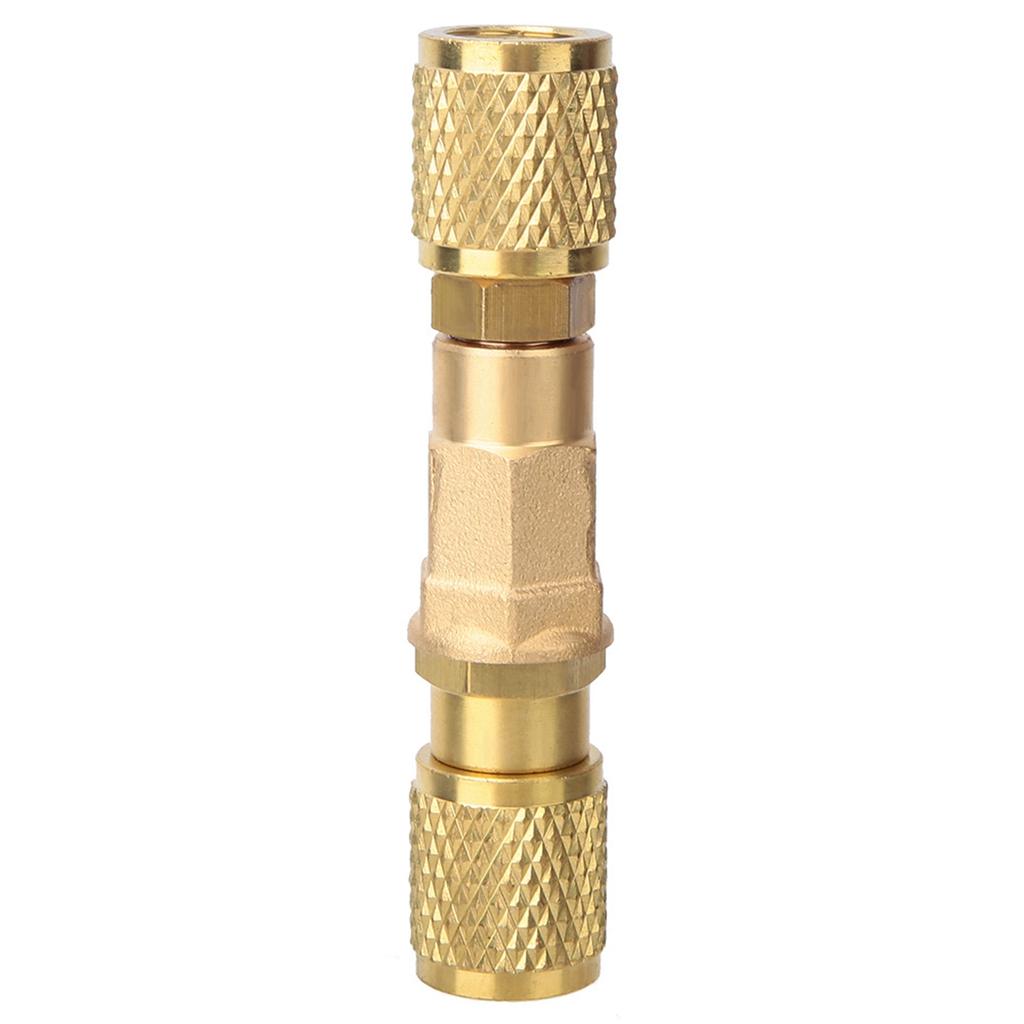 Valve Connector Adapter Brass Refrigerant Cooling Valve G1 or 4 Inch with High Pressure Resistance, Stable Performance and High Accuracy for