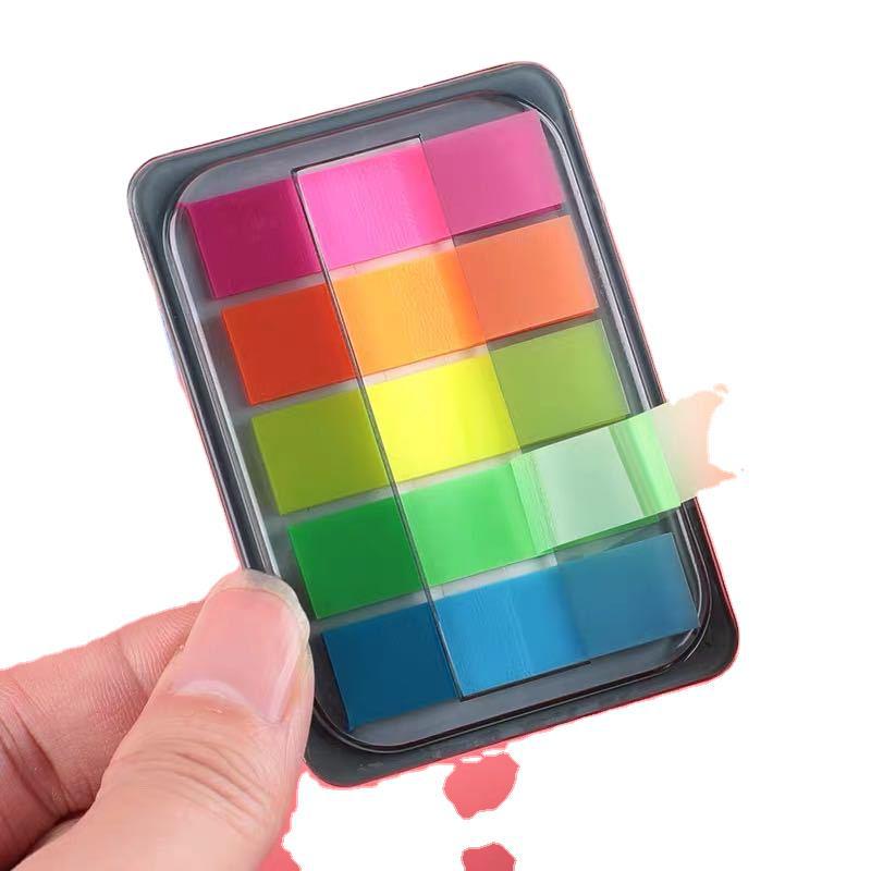 Съемные цветные наклейки-индексы: Маленькие свежие студенческие маркеры и стикеры