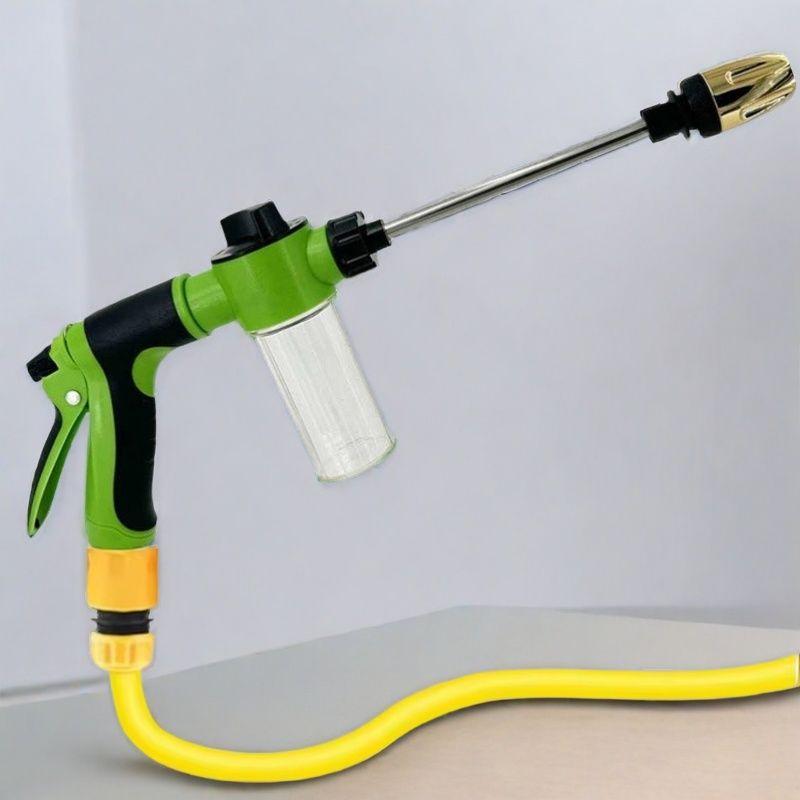 High-Pressure Foam Spray Water Gun for Car Cleaning And Garden Irrigation Convenient Portable Powerful Nozzle Tool