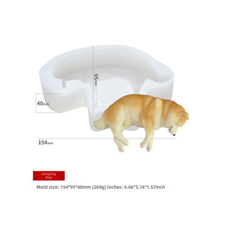 Силиконовая форма Sanxin Sharpei для самостоятельного изготовления шоколадных, мороженых или муссовых тортов в форме милых домашних животных