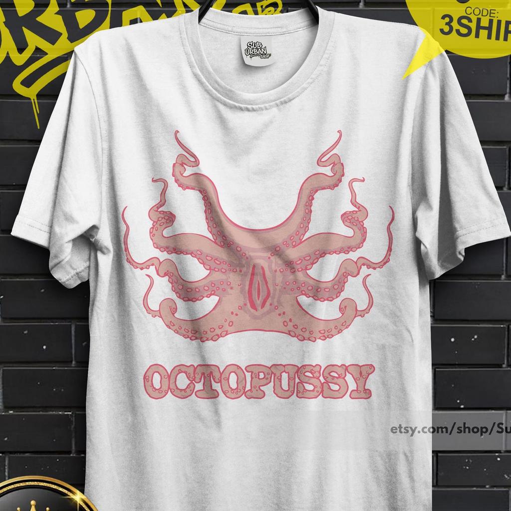 Cocktopus Octopussy Funny Shirt, Humorous rude t-shirt, eat your protein shirt, breakfast of champions tee, humoristic shirt, Summer Trend
