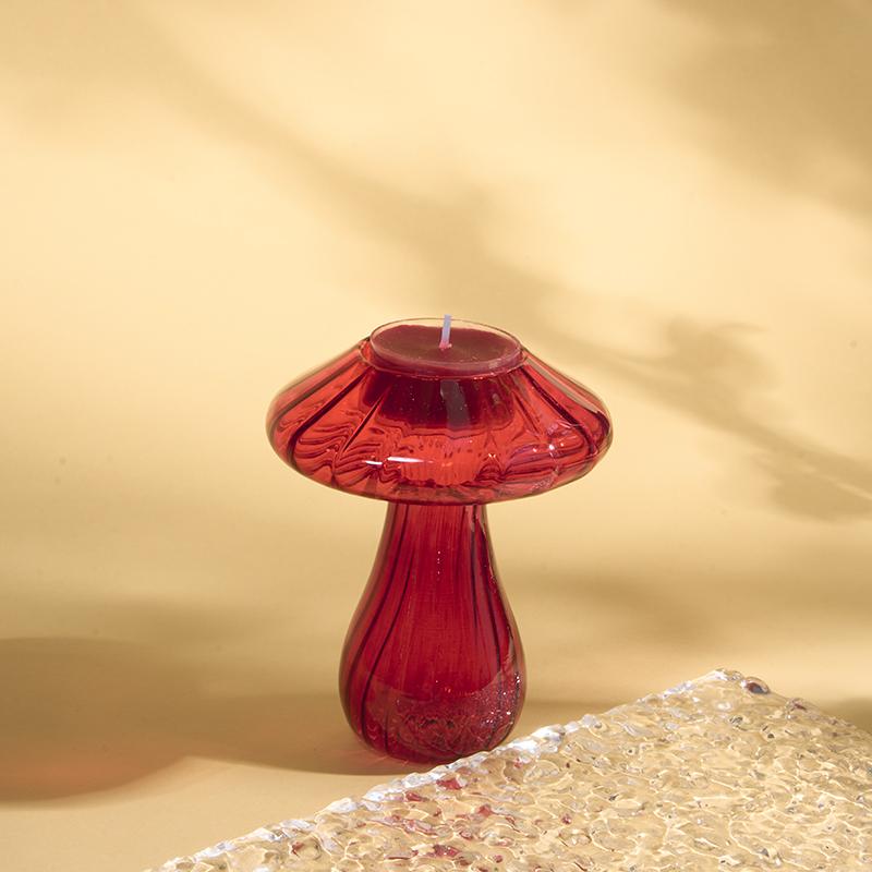 1 шт. Подсвечник в виде гриба, минималистичный дизайн вазы в виде гриба, романтические настольные украшения, декоративные украшения, 5 стилей