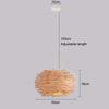 Подвесные светильники из бамбука, плетеные вручную потолочные люстры, плетеные лампы из ротанга, подвесные светодиодные светильники для дома, спальни, лампа из бамбука