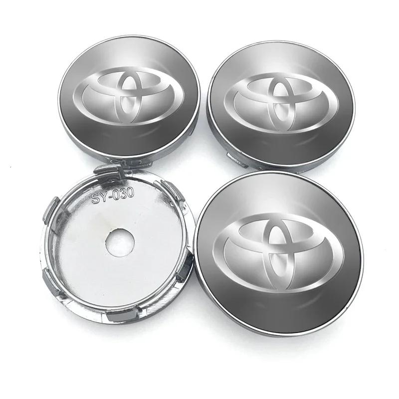 Для Toyota 2026 Горячие Колпаки на Ступицу 4 шт. 60 мм Наклейка-Логотип на Центральную Часть Колеса Автомобиля Накладка на Диск Эмблема Наклейка Для Toyota Corolla TRD Yaris