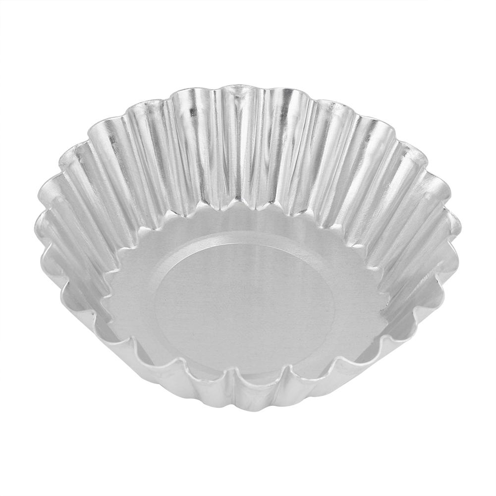 10 шт., форма для яиц из алюминиевого сплава, инструменты для выпечки, 70 мм, формы для выпечки, кухонные инструменты для выпечки