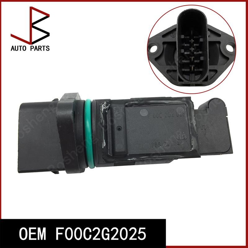 5 PIN OEM F00C2G2025 A1120940148 0280217115 F00C2G2001 Mass Air Flow Meter Sensor for MERCEDES-BENZ C-CLASS Coupe 2001-2011