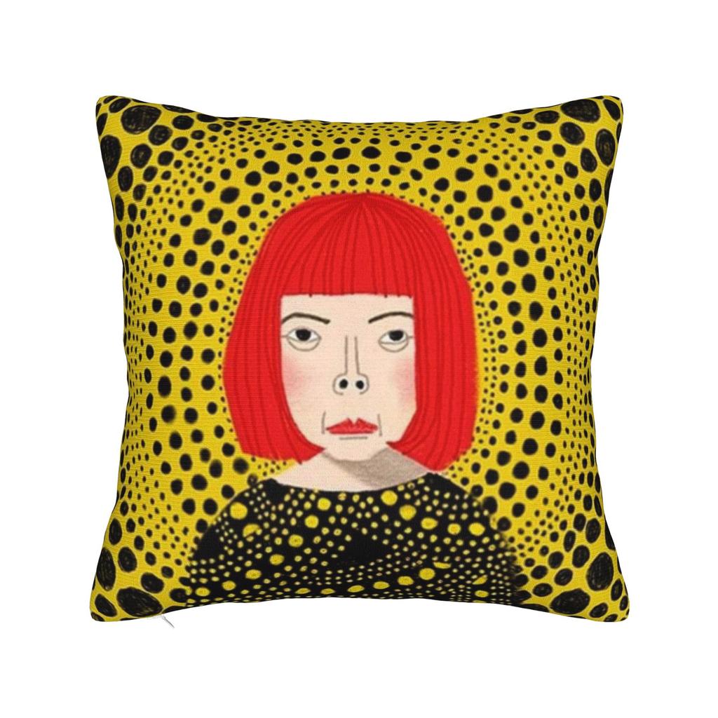 Yayoi Kusama Pillow Cover Print Cushion Cover Morden Pillow Case For Living Room Bed Chair