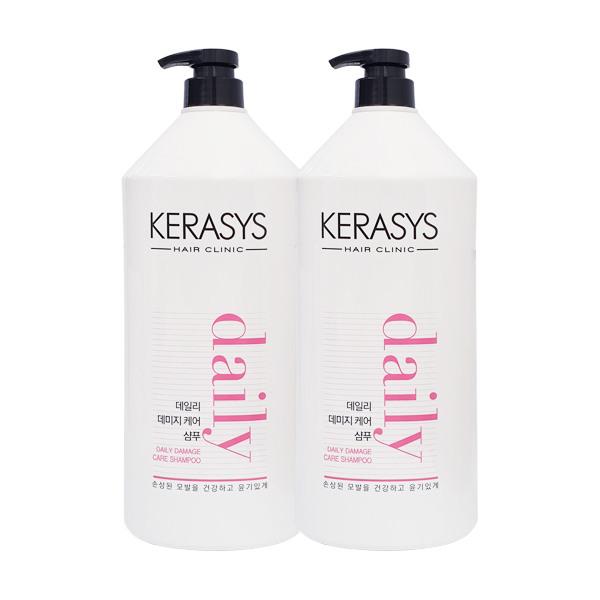 KERASYS Шампунь для поврежденных волос Clinic 1500 мл (большая емкость) x2
