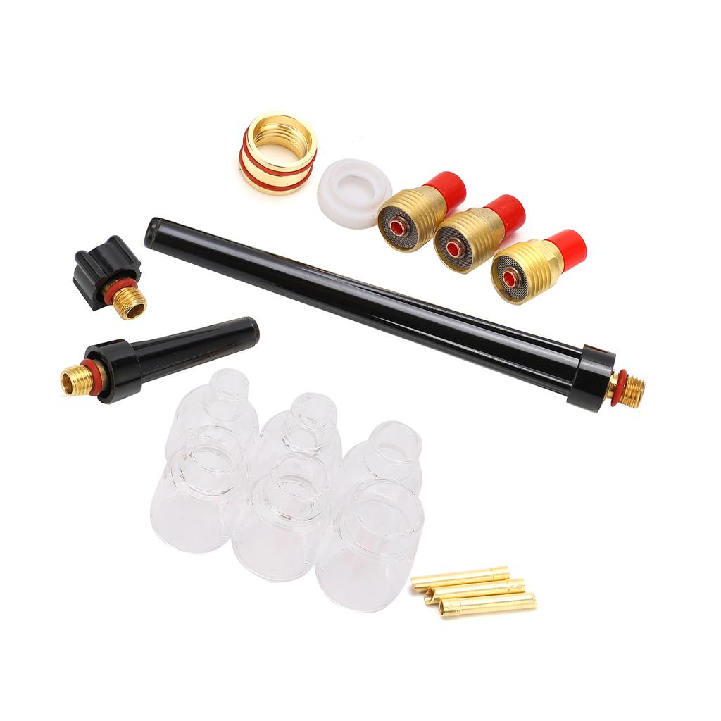 Комплект принадлежностей для сварочной горелки, латунные расходные материалы, стеклянная насадка 2 мм для WP920
