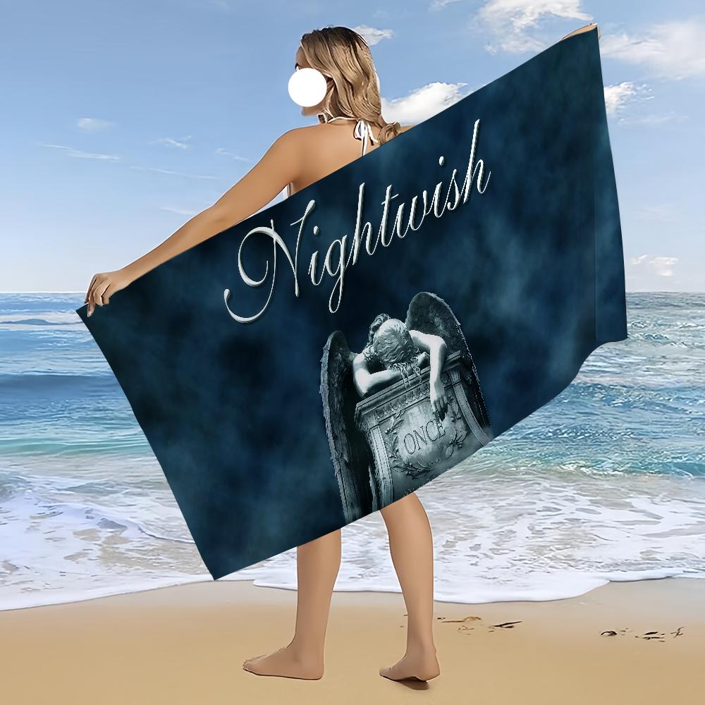 Полотенце Пляжное Ванное Повязка Быстросохнущая ALBUM Легкое Nightwish Портативная Сауна Кемпинг Бассейн Путешествие