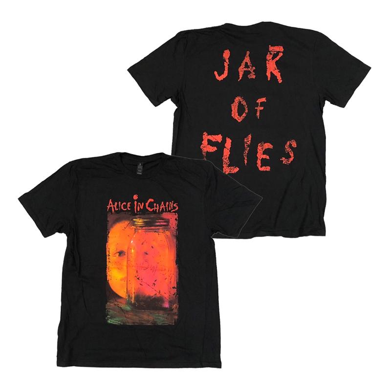 Классическая одежда Alice in Chains для мужчин, рок-графика, двусторонняя печать, повседневная, хлопок, круглый вырез, ретро, хэви-метал, короткий рукав