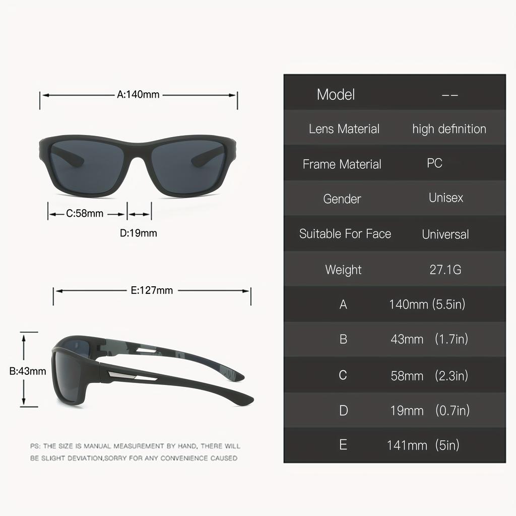 2/3 шт. абсолютно новые мужские солнцезащитные очки поляризованные солнцезащитные очки женские UV400 уличные бейсбольные софтбольные спортивные очки рыболовные очки