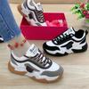 2025 Весна и Осень Женская обувь Платформа Папины кроссовки Студенческая женская обувь Повседневная Универсальная Удобная Спортивная женская обувь Удобный Тренд