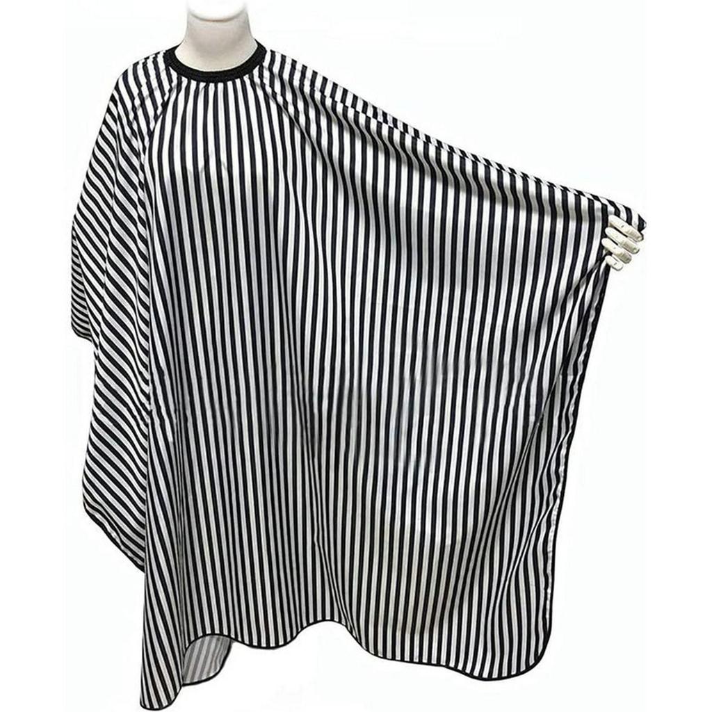 Парикмахерский халат в полоску для стрижки волос/накидка для парикмахеров