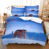 Tiger Duvet Cover Set King Size 230x260 Double Bed Single Queen Full Animal Quilt Case Linen 3D Pillowcase Twin Bedding Sets