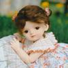 Cloveray 13 50 см Милая виниловая кукла BJD, 20-дюймовая шарнирная кукла, 15 шарнирных соединений, Полностью подвижная, Стеклянные глаза, Ручная роспись макияжа, В комплекте
