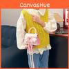 Handbag Girls Small Pu Material Kids Cute Designer Mini Shoulder Bag School For