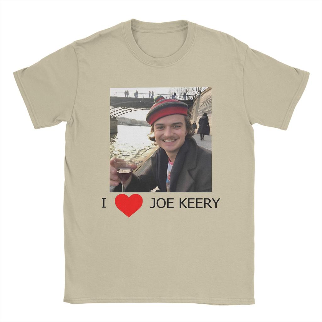 I Joe Keery Unisex T Shirt Djo Crazy Tee Shirt Short Sleeve Round Neck TShirts Pure Cotton Graphic Printed Tops