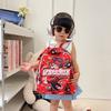 Kids Cartoon School Bag With Breathable Nylon Material For Use Daily