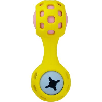 PLATZ PET SUPPLISES FUN Игрушка для собак Развивающая игрушка Unipod Dumbbell Желтый и