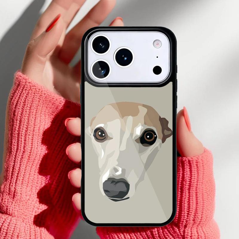 Чехол для телефона с борзой для iPhone 17 16 15 14 13 Pro Max Задняя крышка для 12 11 Pro Coque