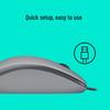 Проводная бесшумная офисная мышь Logitech G M111