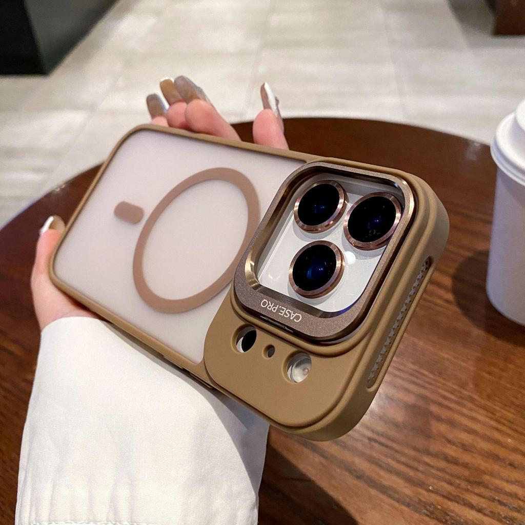 Совместим с iPhone 17 Pro Max, матовое покрытие, приятное на ощупь, магнитный держатель для линз, защитный чехол Apple 16 с защитой от падений.