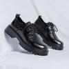 Мужские туфли-оксфорды Slip on, модные деловые туфли для мужчин, 2024, новые классические кожаные туфли для мужчин, мужская обувь